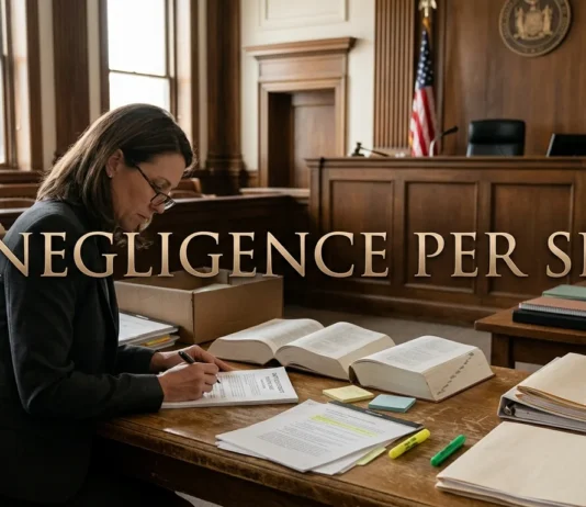 Negligence Per Se: The Ultimate Guide to Its Meaning, Legal Elements, Requirements, Examples, and How Courts Apply the Doctrine in U.S. Law Negligence Per Se