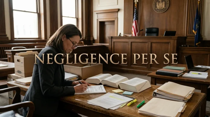 Negligence Per Se Negligence Per Se