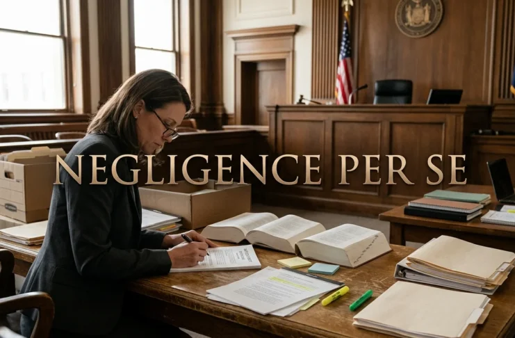 Negligence Per Se: The Ultimate Guide to Its Meaning, Legal Elements, Requirements, Examples, and How Courts Apply the Doctrine in U.S. Law Negligence Per Se